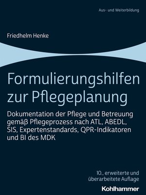 cover image of Formulierungshilfen zur Pflegeplanung